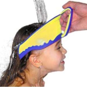 Shampoo Visor by Splash Guard, Comfort Seal Baby Bath Shampoo Shower Cap, Yellow