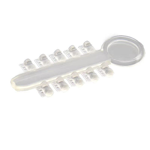 200pcs Clear Orthodontic Rotation Wedges Elastic Rubber Bands Ligature Rotary Torsion Pad