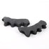 Toe Separators for Functional Fitness Athletes - Toe Straighteners for Foot Pain Relief, Plantar Fasciitis, Dark Black-A