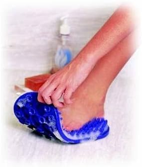 Soapy Soles Pearl Blue Foot Scrubbing Pad & Massager
