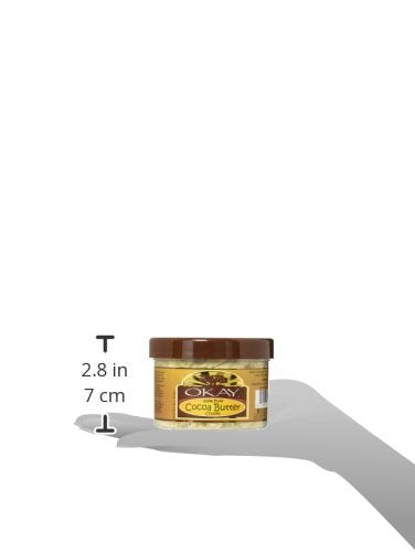 OKAY 100% Pure Cocoa Butter Chunk, 8oz/227gr