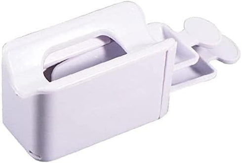 White Nail Dip Powder Tray - DIY Nail Dipping Recycling System for Manicure Tools and Accessories