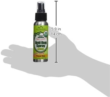 US Organic Mosquito Repellent Anti Bug Outdoor Pump Sprays, Deet-Free, USDA Certified, Cruelty Free, Proven Results by