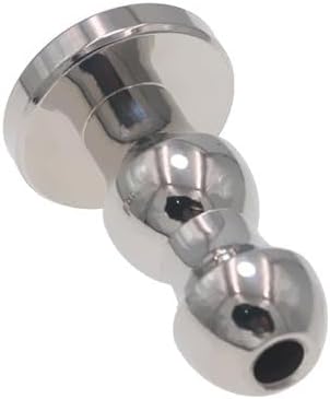 HCZION Men(9mm) Short Hollow Urethral Sound Stainless Steel Urethral Dilators with Bead Penis Plug Catheter Sounds Sex