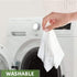 Reusable 100% Natural Rayon Towels - Pack of 2, Washable Kitchen Paper Towels, Lint Free, Zero Waste, Organic Rolls