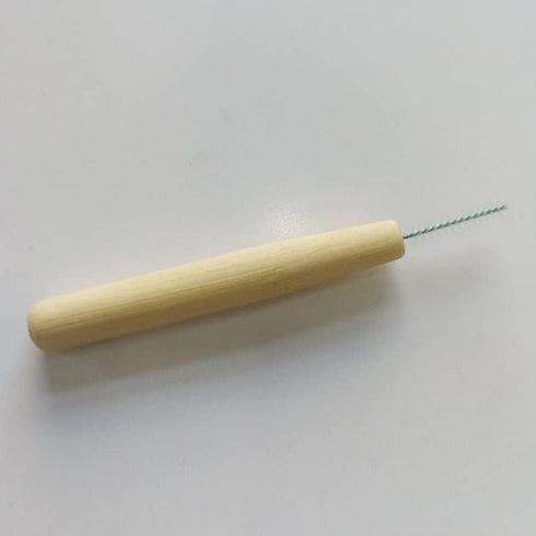 50 PCS Bamboo Interdental Brush Tooth Flossing Head Cleaners for Braces and Oral Care