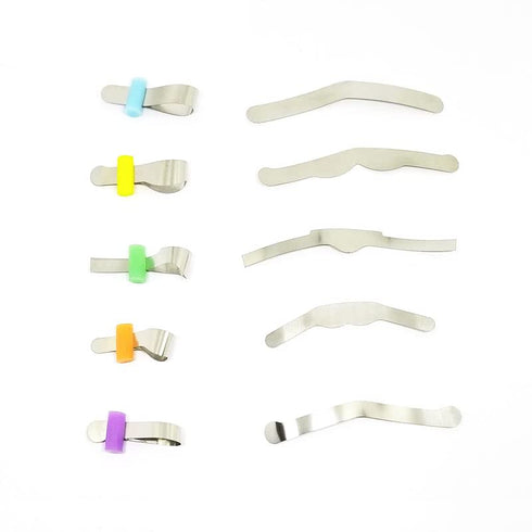 TEPTOARCH Lab Forming Sheet, 50pcs/Box - Orthodontic Sectional Contoured Metal Matrice for Adults/Children