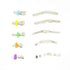 TEPTOARCH Lab Forming Sheet, 50pcs/Box - Orthodontic Sectional Contoured Metal Matrice for Adults/Children