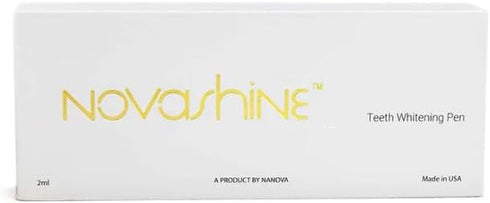 Novashine Teeth Whitening Pen, 2ml, 6% Hydrogen Peroxide for Up to 15 Treatments