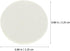 Ciieeo Aroma Diffuser Air Diffuser Replacement Pads 100pcs Felt Pads for Diffuser Necklace, Bracelet, Car, White