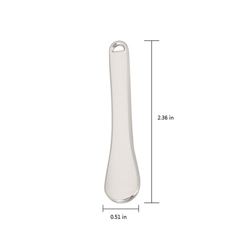 3 Pack Metal Cosmetic Spatulas, Mini Makeup Spoon, Eye Cream Applicator, Facial Cream Mask Scoop Tool (Gold, Silver,