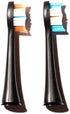 Ollie ProClean Replacement Brush Heads, Smaller Size for Hard-to-Reach Areas, Pack of 2, Black