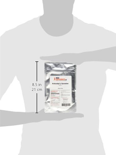 BulkSupplements.com N-Acetyl L-Tyrosine Powder - 400mg per Serving, 100g (Pack of 1)