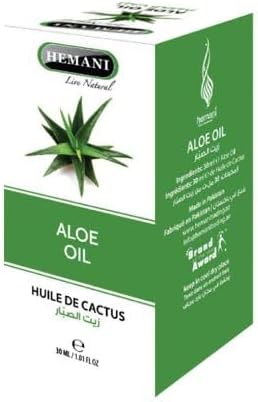 Hemani Aloe Vera Oil 30ml, All-Natural for Hair, Skin, Face, Daily Use, Moisturize, Boost Hair Growth