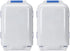 MUBOYI Moisture Proof Weekly Pill Organizer Box, Airtight Dispenser Travel Supplement Holder, 8