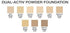 Jolie Pressed Powder Foundation - Dual-Activ Matte Finish (Cream Beige)