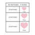 The Crème Shop Heart Shape Hydrocolloid Dark Spot Acne Patches - 72 Patches with Salicylic Acid & Witch Hazel
