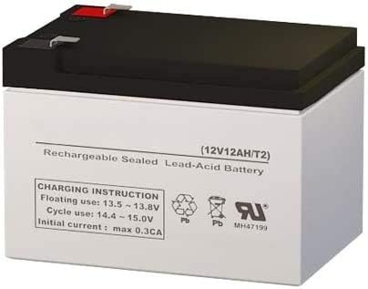 SigmasTek Invacare Zoom 3 Replacement Battery - 12V 12AH