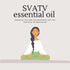 SVATV Tea Tree Essential Oil, Therapeutic Grade Aromatherapy Oil for Diffuser, Yoga, Massage, 10 ml