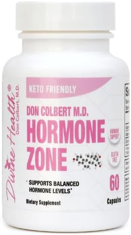Divine Health's Hormone Zone, 150mg DIM, 100mcg Vitamin K2, 1000IU Vitamin D3, 60 Capsules, 60 Day Supply