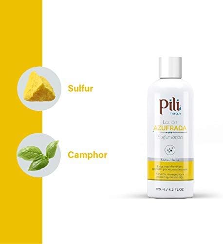 Pili Sulfur Lotion for Oily Skin Control - Face and Body - 4.2 fl. oz.