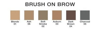 Jolie Pressed Eye Brow Powder, Brush on, Dark Brown