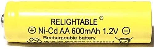 NiCd AA/AAA 600mAh 1.2V Rechargeable Batteries for Solar Lights, Garden Lights and Remotes (20PCS AA 600mAh Batteries)