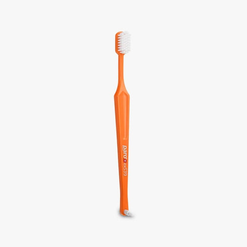 Paro exS39 Extra Sensitive Toothbrush with Interspace Brush F, Ultra Soft Bristles, Dual Features, Unisex (6 Pack), 6.0