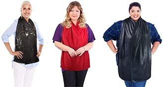 Magnetic Snap Closure Dining Scarf Bibs - Adult Protective Wear