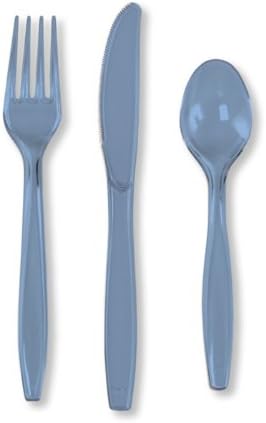 CUTLERY-PERIWINKLE ASST PK24