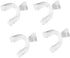 Zhuluck 4 Pcs Transparent Mouth Guard Silicone Grinding Guard Teeth Whitening Tray Sleeping
