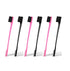 Soft 'N Style Double Sided Edge Control Hair Brush Comb Combo Pack, 6 Pieces, Pink and Black