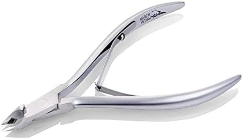 Nghia Professional Stainless Steel Cuticle Nipper C-07 (D-07) Jaw 16, Double Spring Cuticle Cutter, 1 PCS