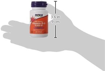 NOW Vitamin D-3 5,000 IU, 120 Softgels