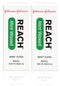 Reach Mint Floss Waxed Refill Spool, 200 yds (2 Pack)