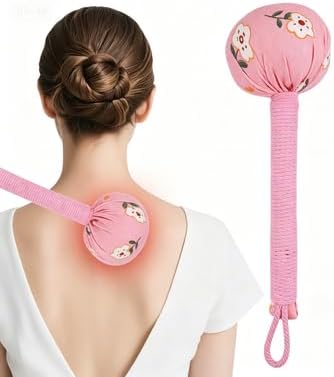 lefeke Manual Massage Hammer, Mugwort Massage Hammer, Handheld Body Percussion Tool for