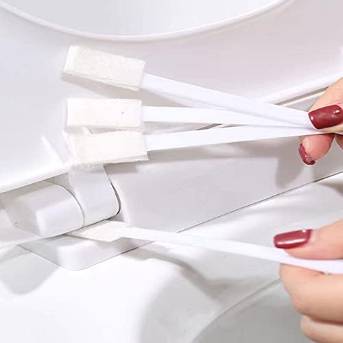 49Pcs Disposable Toilet Bowl Brushes - Crevice Hole Brush for Cleaning Toilet Bowl, Keyboard, Window Gap, and Dust