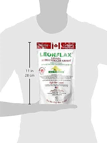 Leonflax 100% Authentic Canadian Flax Seed, 18 Oz Bag, All-Natural Dietary Supplement for Digestive Health