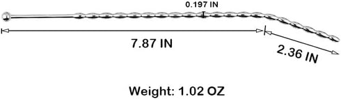 Rovamvia Urethral Sounds Beads Plug, Sex Toy of Penis Plug Urinary Dilator Urethral Stimulation Masturbation Rod