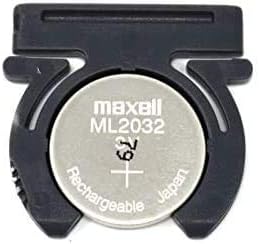 LeFix 3V ML2032 Rechargeable Coin Cell Lithium Battery for Logitech K750 Solar Keyboard, Plastic Scribe Kit (1 Pack)