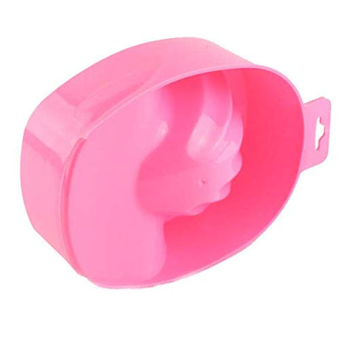 Nail Art Tips Pink Dead-skin Soak Bowl Cleaning Software Care Bowl Manicure Tools for Hand Cutin