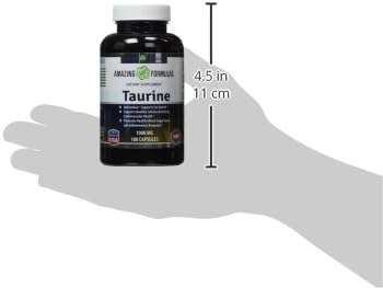 Amazing Formulas Taurine Supplement 1000 mg 100 Capsules | Non-GMO & Gluten-Free