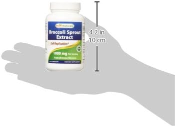 Best Naturals Broccoli Sprouts Extract, 1000 mg, 120 Count