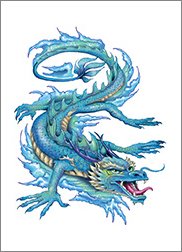 Large Dragon Ink Temporary Tattoos - 30 Sheets for Party Favor/Activity, Series 3