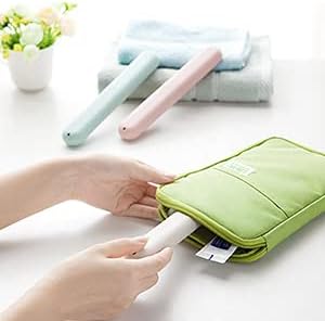 Hooqict 4 Pack Travel Toothbrush Case - Portable Toothbrush Holder for Traveling, Camping, Home, School