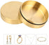 MOPFOL Brass Pills Case - Multifunctional Water Proof Sealed Storage Container for Home, Tea Leaves & Jewelry, Travel
