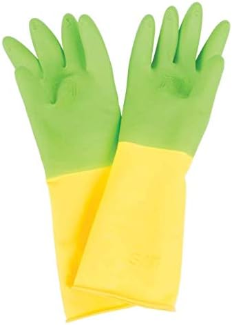 2 Pairs of Child Latex Rubber Reusable Gloves - Great Value and Quality for Ages 3-5 Years