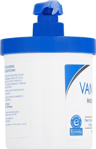 Vanicream Moisturizing Skin Cream with Pump Dispenser, 16 fl oz