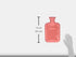 HomeTop Premium Classic Rubber Hot Water Bottle - Red Color