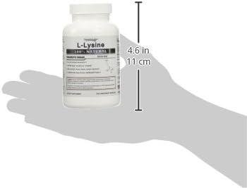 Superior Labs Best L-Lysine NonGMO Dietary Supplement, 500 mg, 120 Vegetable Capsules for Immune Support